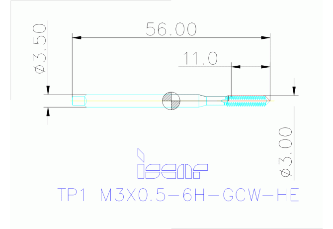 TP1 M3X0.5-6H-GCW-HE