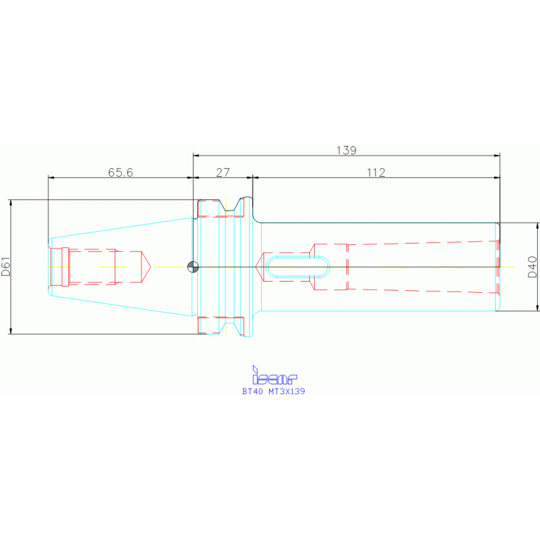BT40 MT3X139