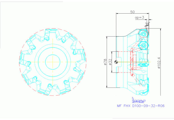 MF FHX D100-09-32-R06