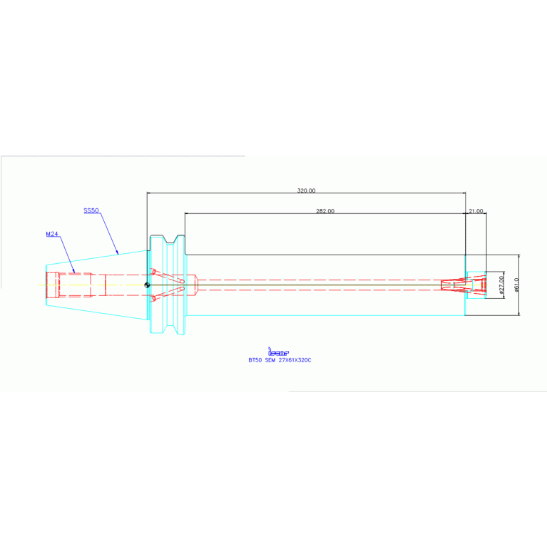 BT50 SEM 27X61X320C
