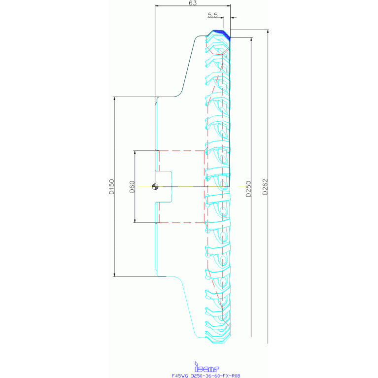 F45WG D250-36-60-FX-R08