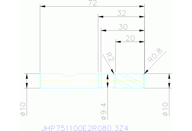 JHP751100E2R080.3Z4 HXT