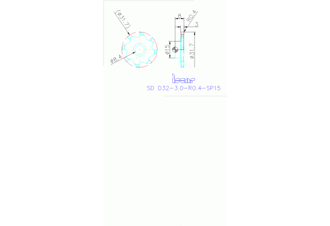 SD D32-3.0-R0.4-SP15 IC908