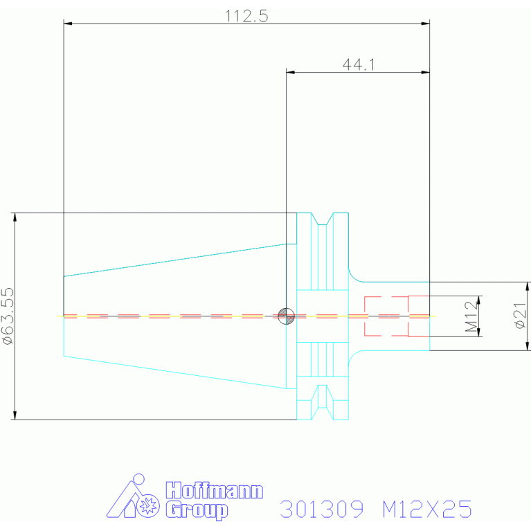 301309 M12X25