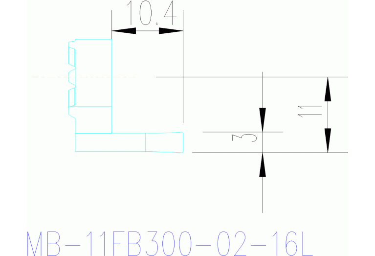 MB-11FB300-02-16L 1025