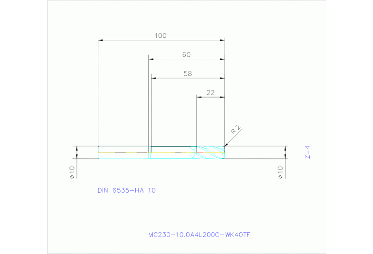 MC230-10.0A4L200C-WK40TF