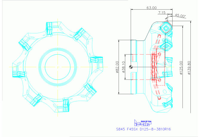 S845 F45SX D125-8-3810R16