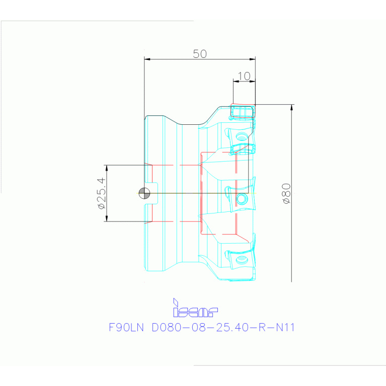 F90LN D080-08-25.40-R-N11