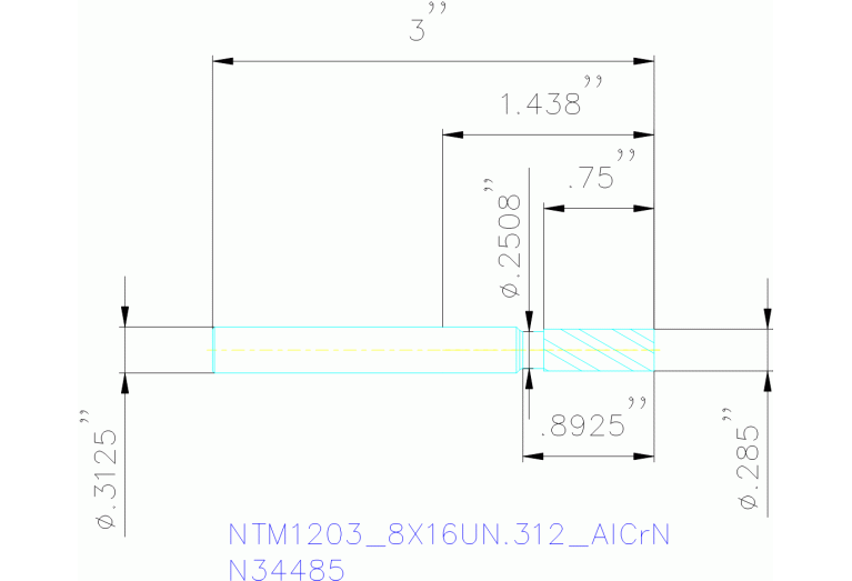 NTM1203/8X16UN.312 ALCRN