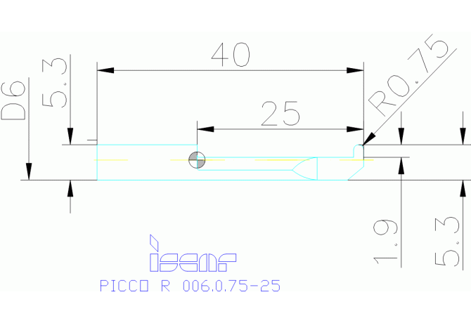 PICCO R 006.0.75-25 IC228
