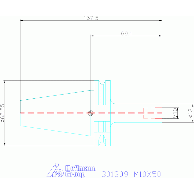 301309 M10X50