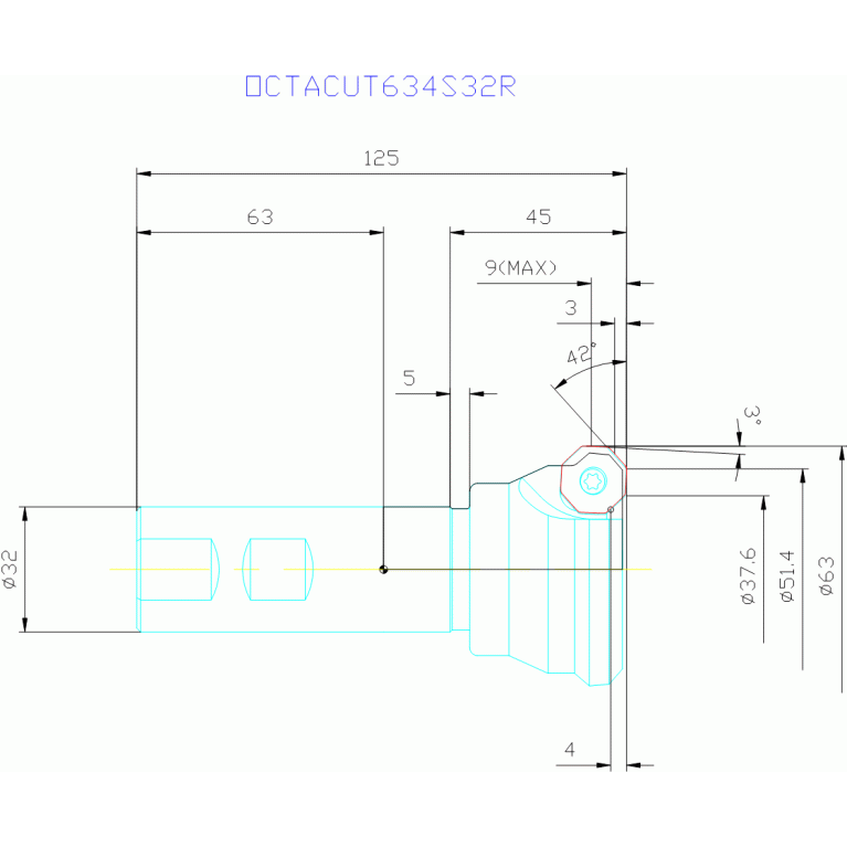 OCTACUT634S32R