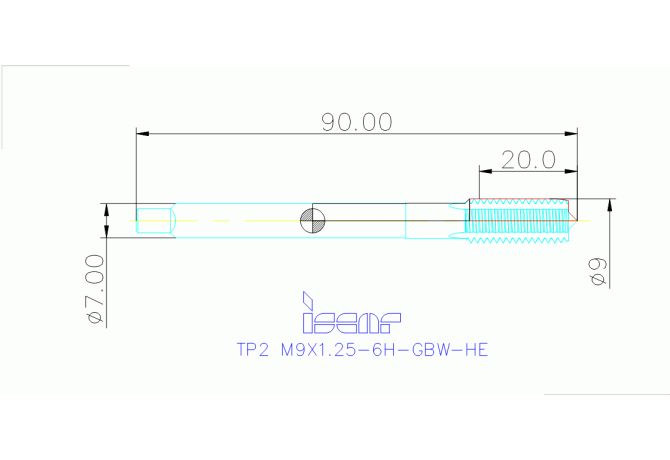 TP2 M9X1.25-6H-GBW-HE