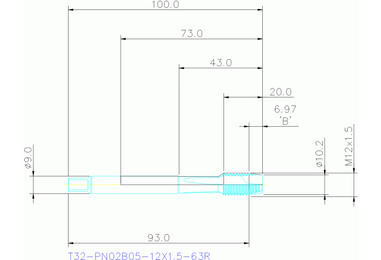 T32-PN02B05-12X1.5-63R