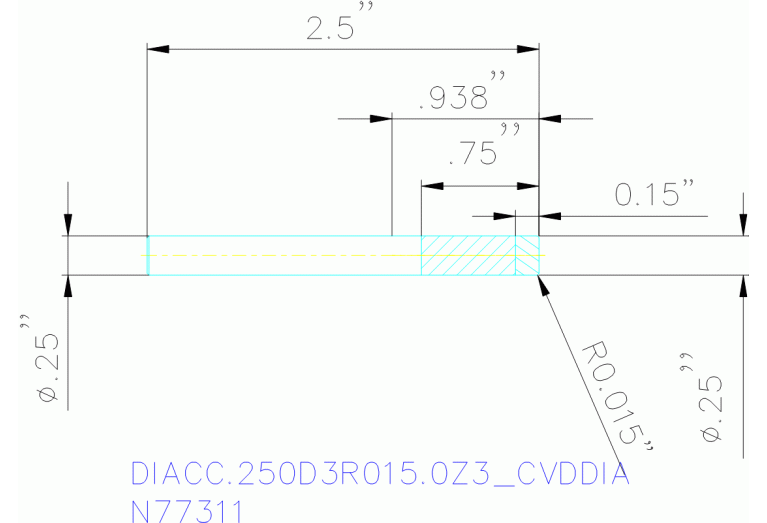 DIACC.250D3R015.0Z3 CVDDIA