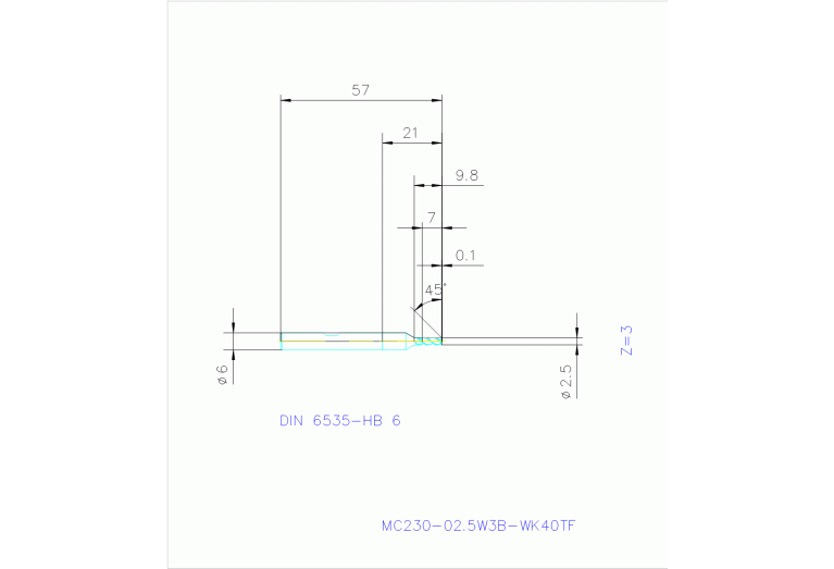 MC230-02.5W3B-WK40TF