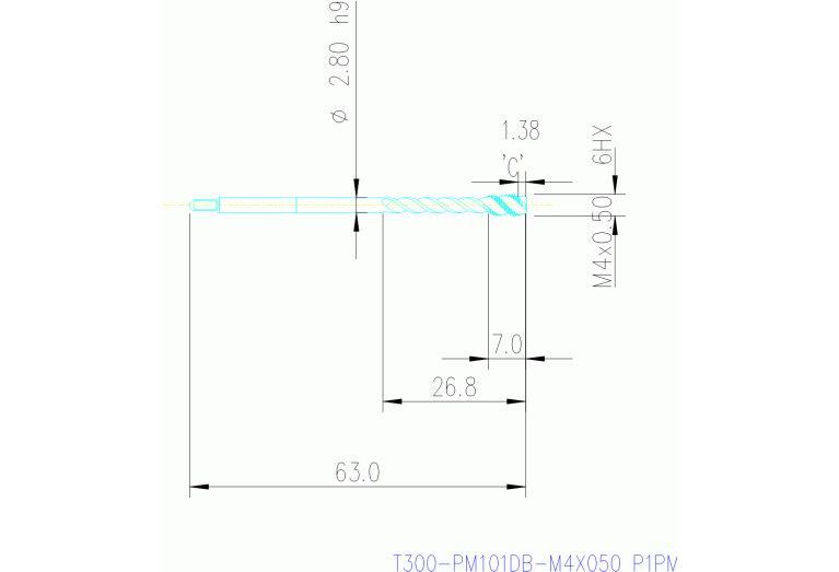 T300-PM101DB-M4X050 P1PM