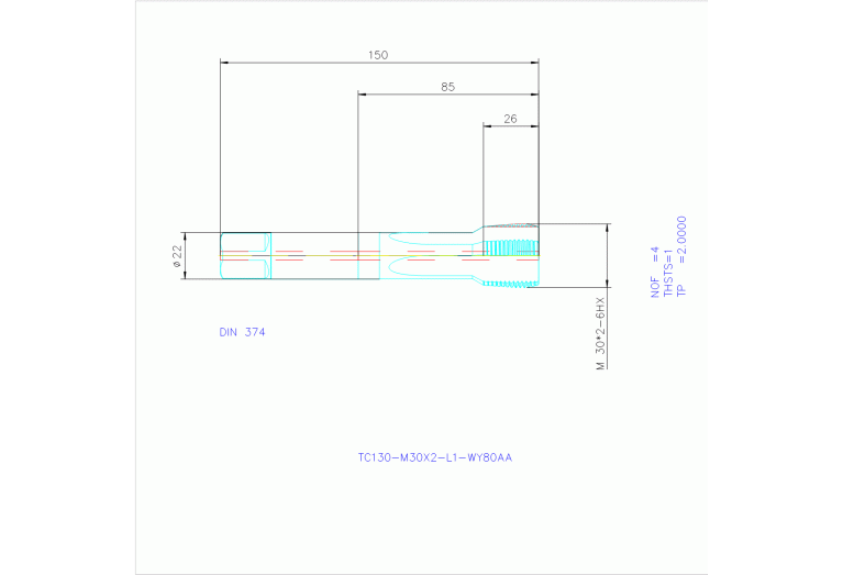 TC130-M30X2-L1-WY80AA