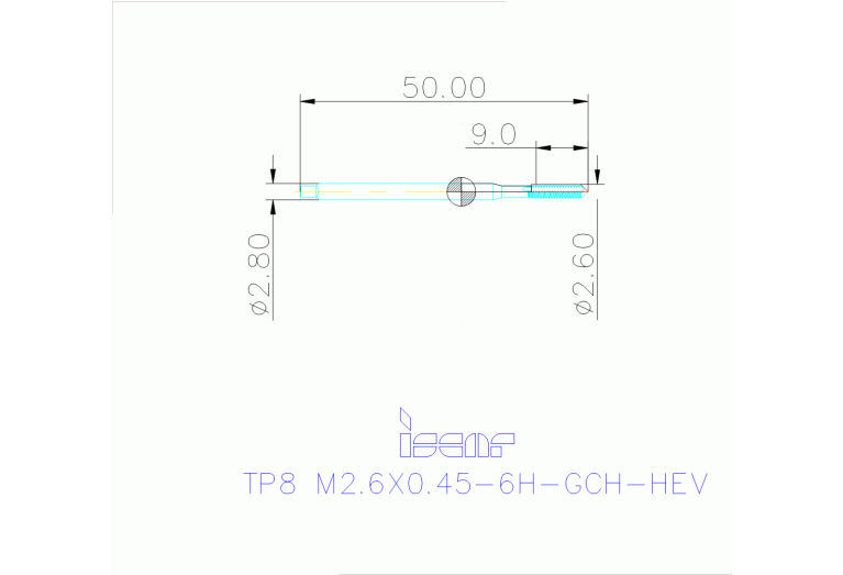 TPG M-2.6X0.45-H HE