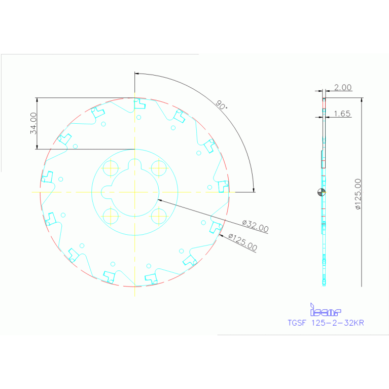 TGSF 125-2-32KR