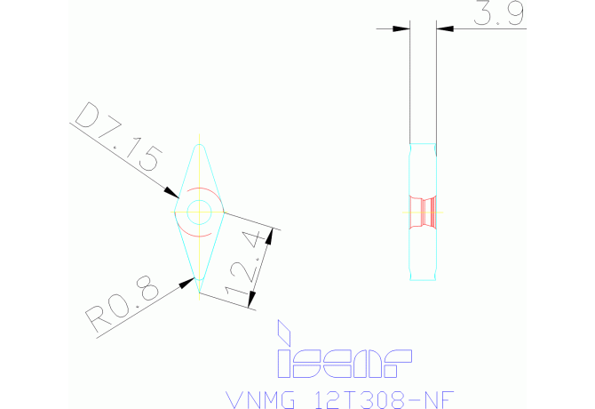 VNMG 12T308-NF IC20N
