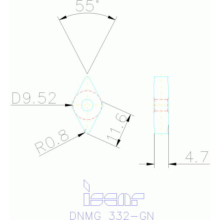 DNMG 110408-GN IC8250