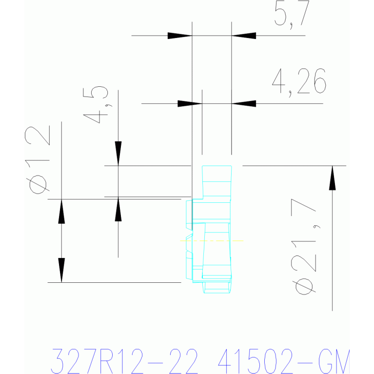 327R12-22 41502-GM 1025
