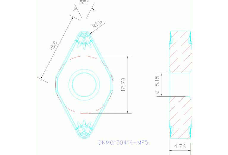 DNMG150416-MF5 TP2500