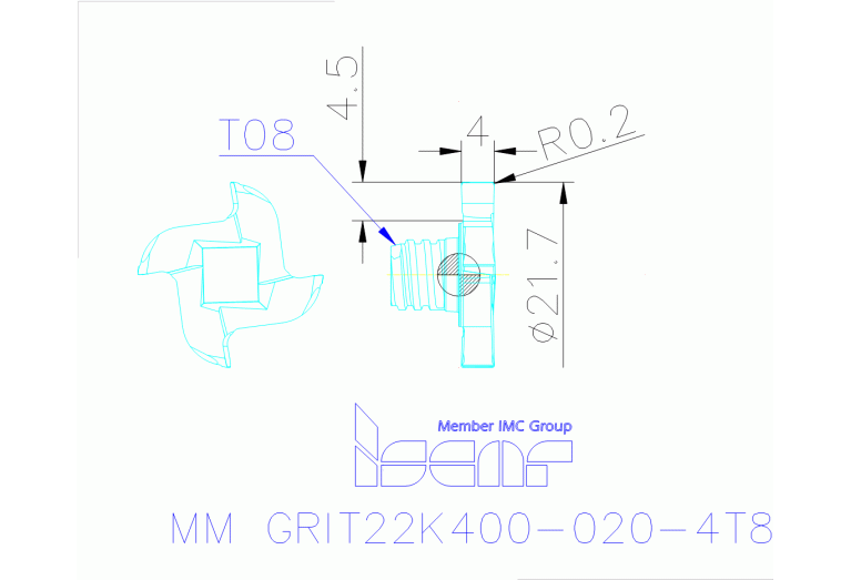 MM GRIT22K400-020-4T8 IC908