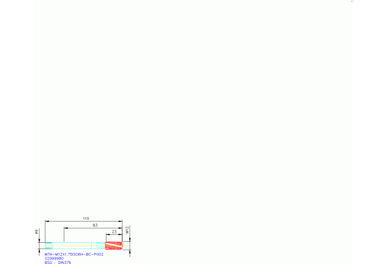 MTH-M12X1.75ISO6H-BC-P002