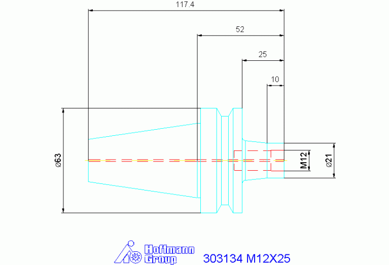 303134 M12X25