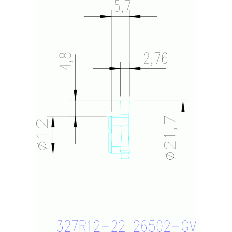 327R12-22 26502-GM 1025
