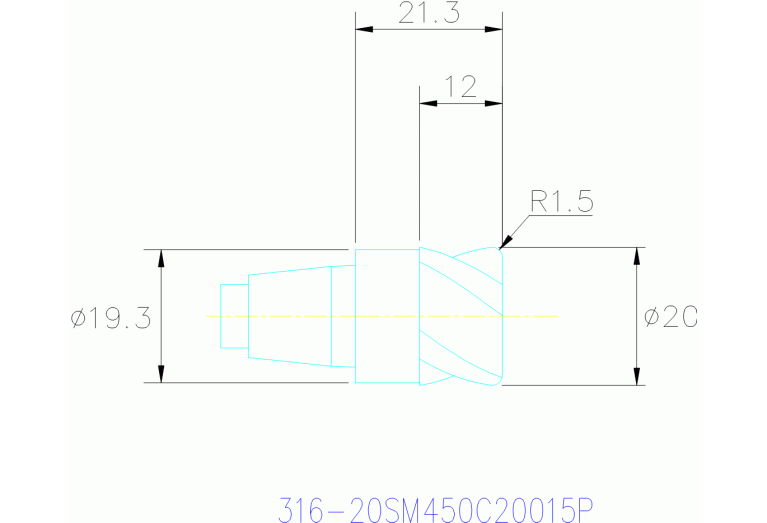 316-20SM450C20015P 1030