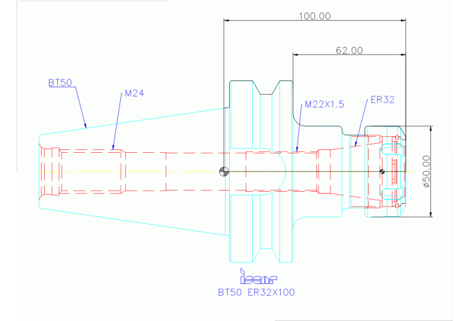 BT50 ER32X100
