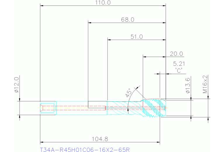 T34A-R45H01C06-16X2-65R