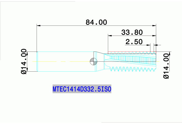 MTEC 1414D33 2.5ISO IN2005
