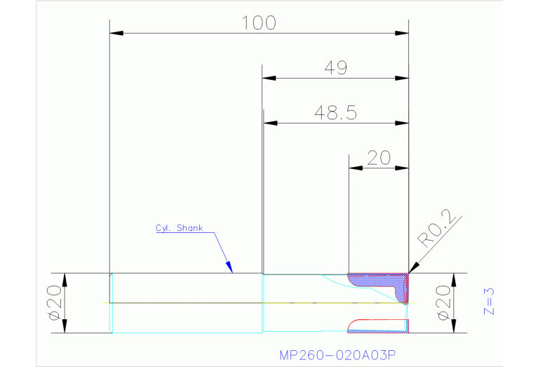 MP260-020A03P WDN20