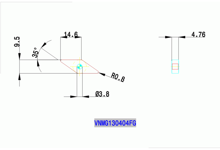 VNMG 130404 FG TT5080