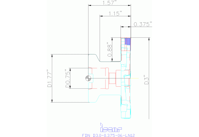 FDN D3.0-0.375-06-LN12