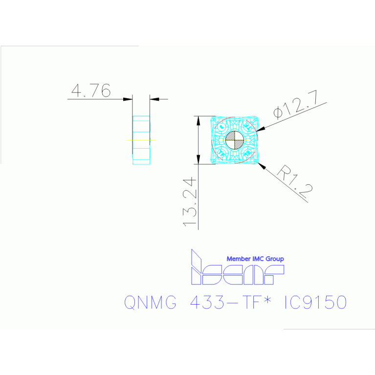QNMG 120412-TF IC8150