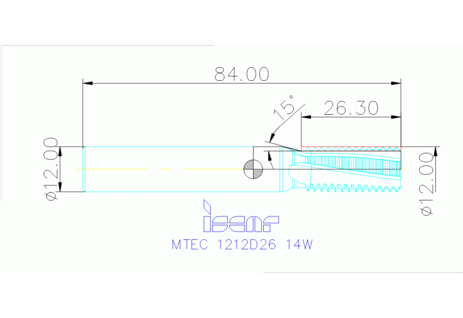 MTEC 1212D26 14W IC908