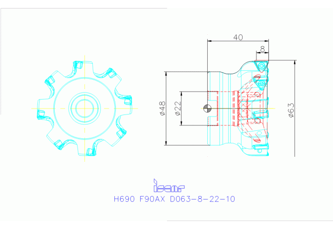 H690 F90AX D063-8-22-10