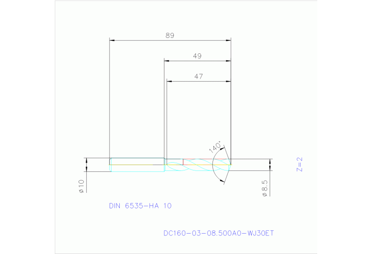 DC160-03-08.500A0-WJ30ET