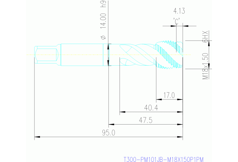 T300-PM101JB-M18X150P1PM