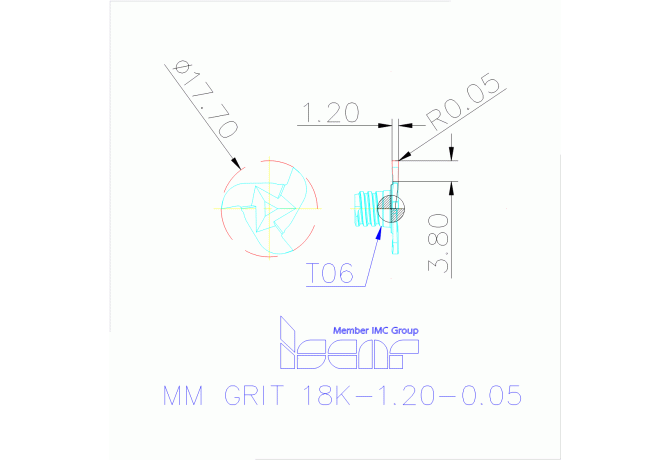 MM GRIT 18K-1.20-0.05 IC528