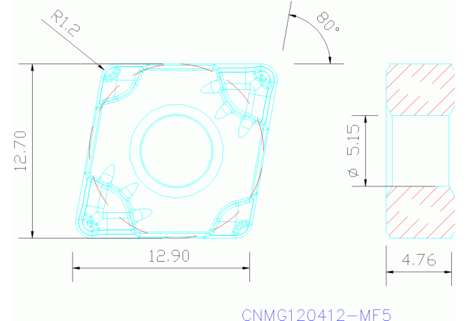 CNMG120412-MF5 TH1500