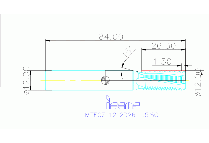 MTECZ 1212D26 1.5ISO IC908