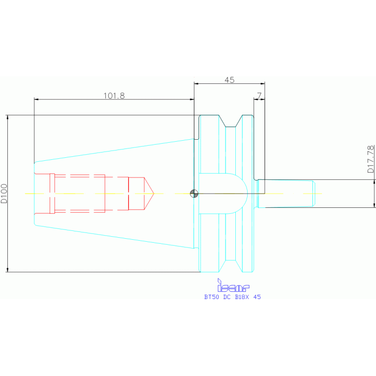 BT50 DC B18X 45