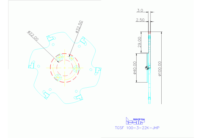 TGSF 100-3-22K-JHP