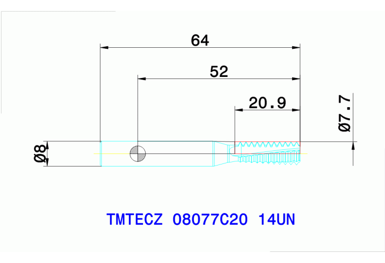 MTECZ 08077C20 14UN IN2005